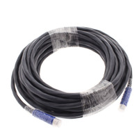 Hubbell 35Ft 8-Pin Mini DIN M/M VGA Cable PlugnPlay XEnd Plenum Patch VGA6P35BK