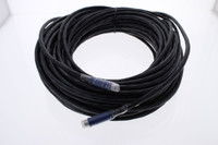 Hubbell 90Ft 8-Pin Mini DIN M/M VGA Cable PlugnPlay XEnd Plenum Patch VGA6P90BK