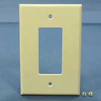 Leviton Oversize Almond Leviton Decora Wallplate GFCI GFI Jumbo Cover 82601
