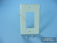Leviton Gray Decora UNBREAKABLE MIDWAY Nylon Wallplate GFI GFCI Cover PJ26-GY