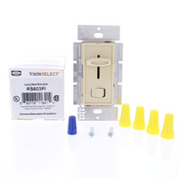 Hubbell Ivory Slide Light Dimmer Switch 3-Way Incandescent Only 600W RS603PI
