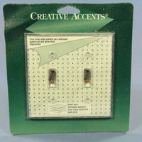 Creative Accents Clear 2-Gang Toggle Switch Wall Shield Cover Wallplate 9WW102