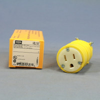 Hubbell Industrial Dust Tight Insulated Female Straight Blade Connector 15A 125V NEMA 5-15R HBL1547