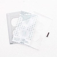 Creative Accents Clear 1-Gang Duplex Receptacle Outlet Wall Shield Cover Wallplate 9WW108