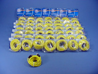 50 Leviton Yellow Cat 5e 15 Ft Ethernet LAN Patch Cords Network Cables Booted Cat5e 5G455-15Y
