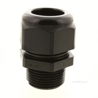 Weatherproof 1" Nylon Cord Grip .55-1.0" Hub Non-Metallic Cable Gland NCG100100