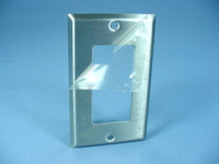 Cooper NON-MAGNETIC Stainless Steel 1-Gang Decorator Wallplate Cover GFCI GFI 93401
