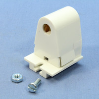 Pass and Seymour Slimline Fluorescent Lamp Holder Light Socket T8 T12 Fixed-End Fa8 2537