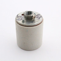 Keyless Porcelain Lampholder Medium Light Socket 660W 250V
