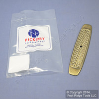 Hickory Hardware Blonde Antique 1" x 5" Backplate