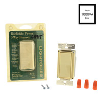 Ivory Lightolier Rockslide Dimmer Switch Remote RS3R3-I