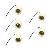 5 Porcelain Lampholders Light Socket Medium Base 4KV Pulse Rated 600W 70046-100