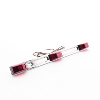 Peterson V151-3RL Red Submersible Marine Trailer Light Bar w/ Pre-Wired 60" Lead