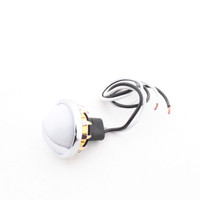 Peterson V432 Clear Chrome License Plate Utility Trailer Light for 1.25" Hole