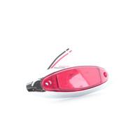 Peterson V178XR Red 6-5/8" Piranha LED Clearance Side Marker Light Kit 4-Diode