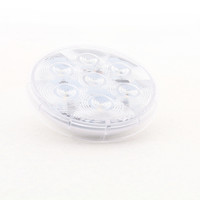 Peterson 817C-7 Clear 4" LED Round Back-Up Light Skirted 7-Diode without Grommet