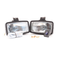 Pair Peterson V525S2 1.5" Stainless Steel Bolt 55W Halogen Docking Light Kit