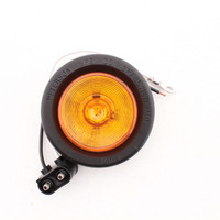 Peterson 165KAMV Amber LED 2" Clearance Side Marker Light Kit MultiVolt +Grommet