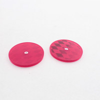 Peterson 476R Red 3.2" Round Reflector Center-Mount Hermetically Sealed
