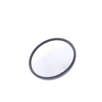 Peterson #655 Stainless-Steel 6" Convex Glass Mirror Head Clamps to Assembly Arm