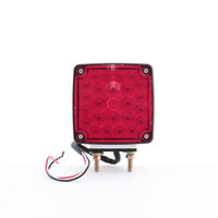 Peterson V327R Amber/Red LED Double-Face Park Turn Light w/Side Marker Curbside