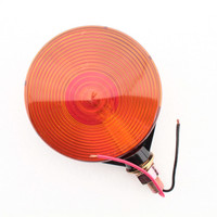Peterson V3132RA Amber/Red 4-1/8" Double-Face Park & Turn Signal Pedestal-Mount