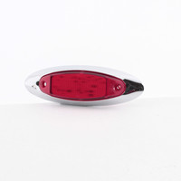 Peterson 178XR-MV Red Piranha LED LED Clearance/Side Marker Light Kit w/Bezel
