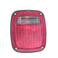 Peterson V445 6-3/4"L x 6-1/4"W Red Towing Stop & Tail Light for Trailers Wagon