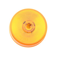 Peterson 163A-MV Amber LED Marker Clearance Light Round 2.5" Multi-Volt 5-Diode