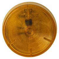 Peterson 163A-MV Amber LED Marker Clearance Light Round 2.5" Multi-Volt 5-Diode