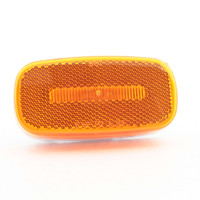 Peterson V180A Amber Piranha LED Oval Clearance Side Marker Wagon Light w/ Reflex