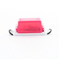 Peterson V107WR Red Mini-Lite 3-1/4" Clearance Side Marker ID Light w/ Base