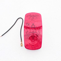 Peterson V138R Red Double Bulls-Eye Clearance & Side Marker Light 2-Bulb Acrylic