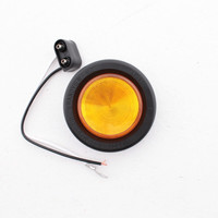 Peterson V164KA Amber 2" Piranha LED Clearance Side Marker Light Kit for Trailer