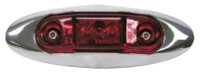 Peterson V168XR Red Piranha LED Slim-Line Clearance Side Marker Light 2-Diode