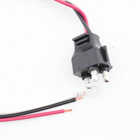 Peterson 431491 10-1/2" 3-Wire Molded Straight Plugs for Stop Turn Tail Lamps