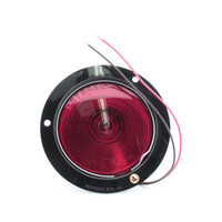 Peterson V413 Red Flush-Mount Stop Turn Taillight w/ Black Polycarbonate Housing