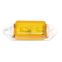 Peterson V107WA Amber Mini-Lite 3-1/4" Clearance Side Marker ID Light w/ Base