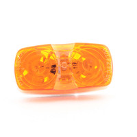 Peterson V38A Amber 4" Oval LED Clearance and Side Marker Light w/ .180 Bullets