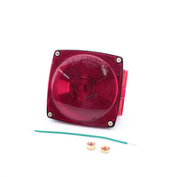 Peterson V440L Red Combination Stop Turn Tail Light w/o License Light 4.5" x 5"