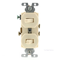 General Electric IVORY Duplex Toggle Switch