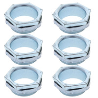 6-Pack Thomas & Betts TC #848 2-1/2" Non-Insulated Chase Nipple Plus Collar Ring