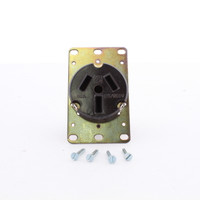 Challenger BROWN Flush Mount Power Receptacle 3-Pole 3-Wire Specification Grade 50A 125/250V