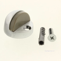 Everbilt Satin Chrome Finish Hi-Rise Doorstop