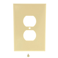 Leviton Ivory OVERSIZE Receptacle Wallplate Duplex Outlet Cover 86103-I