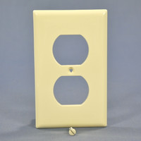 Cooper Almond UNBREAKABLE Thermoplastic Nylon Receptacle Wallplate Cover 5132A