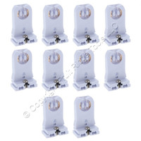 10 Eaton Fluorescent Lampholder Light Sockets T8 T12 Medium Base Bi-Pin Bulk 2509W