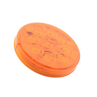 Peterson 817SA9 Amber LumenX Grommet Mount LED Round Class 1 Strobing Lights