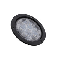 Peterson 824C7 Clear LumenX 4" Round LED Back-Up Light PL3 Flange Mount