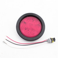 Peterson 817KR7 Red 4" Round Stop Turn Tail Light